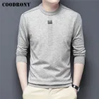 COODRONY бренд осень зима новое поступление мягкий трикотаж Джерси модный Повседневный свитер с круглым вырезом пуловер мужская облегающая одежда C1321