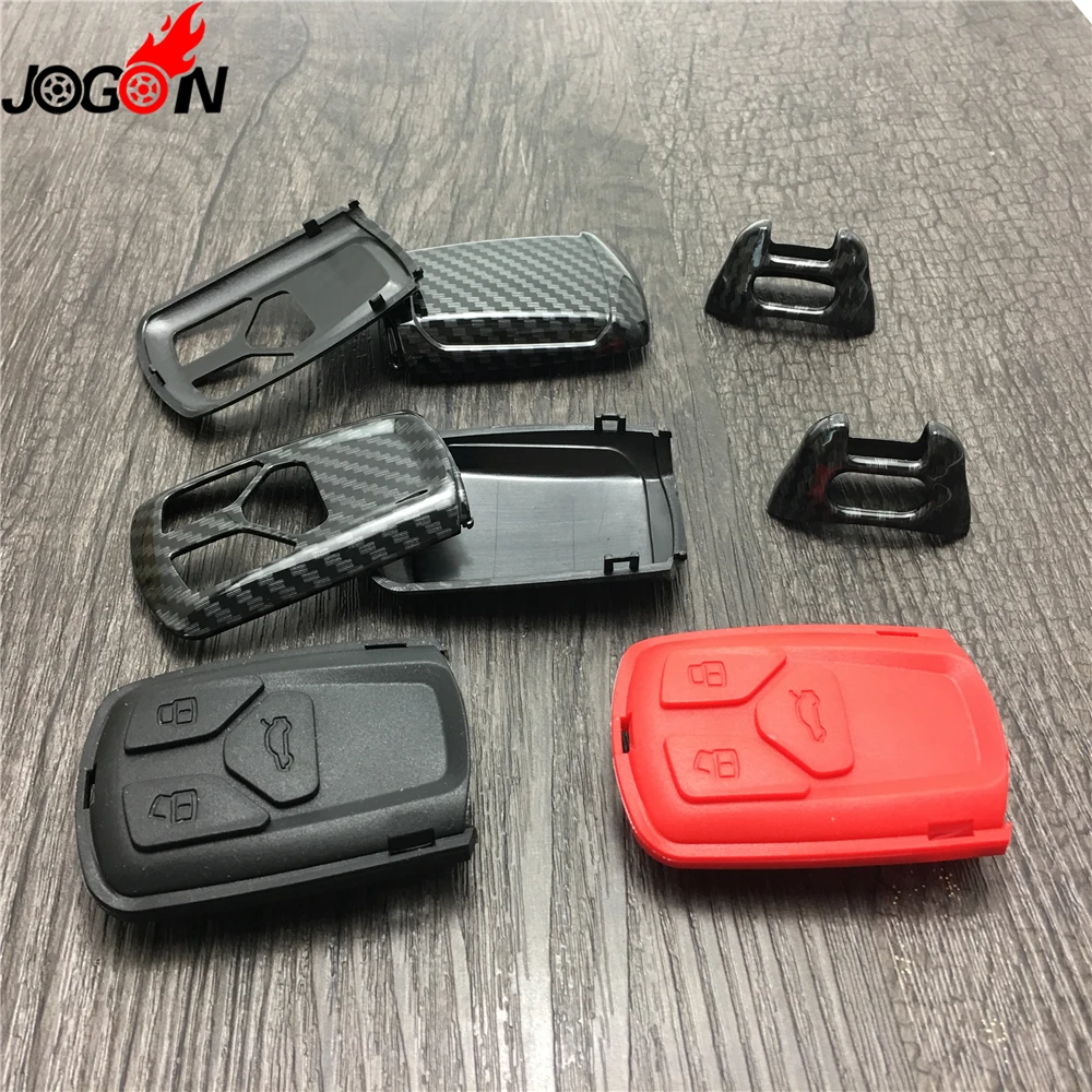 Умный чехол для ключа с дистанционным управлением из углеродного волокна Audi A4 B9 A5