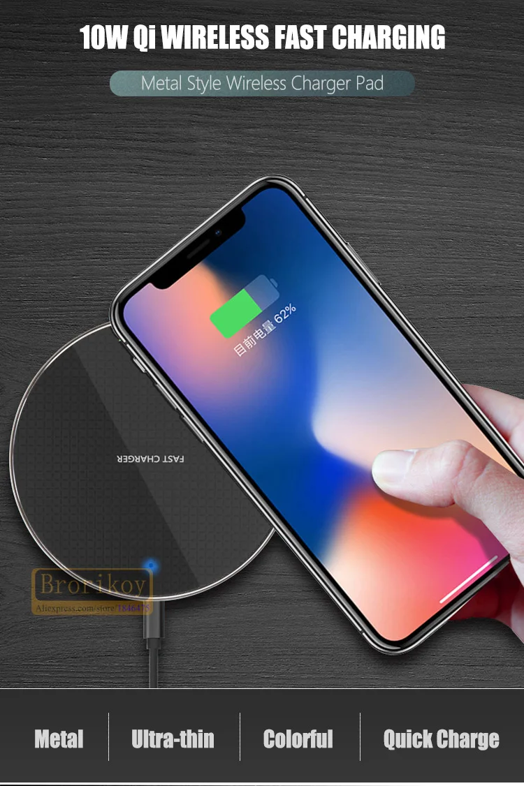 Беспроводное зарядное устройство для samsung S6 S7 Edge S8 S9 Plus Note 5 8 быстрая зарядная док-станция настольная подставка для iPhone X 8 QI Беспроводное зарядное устройство s