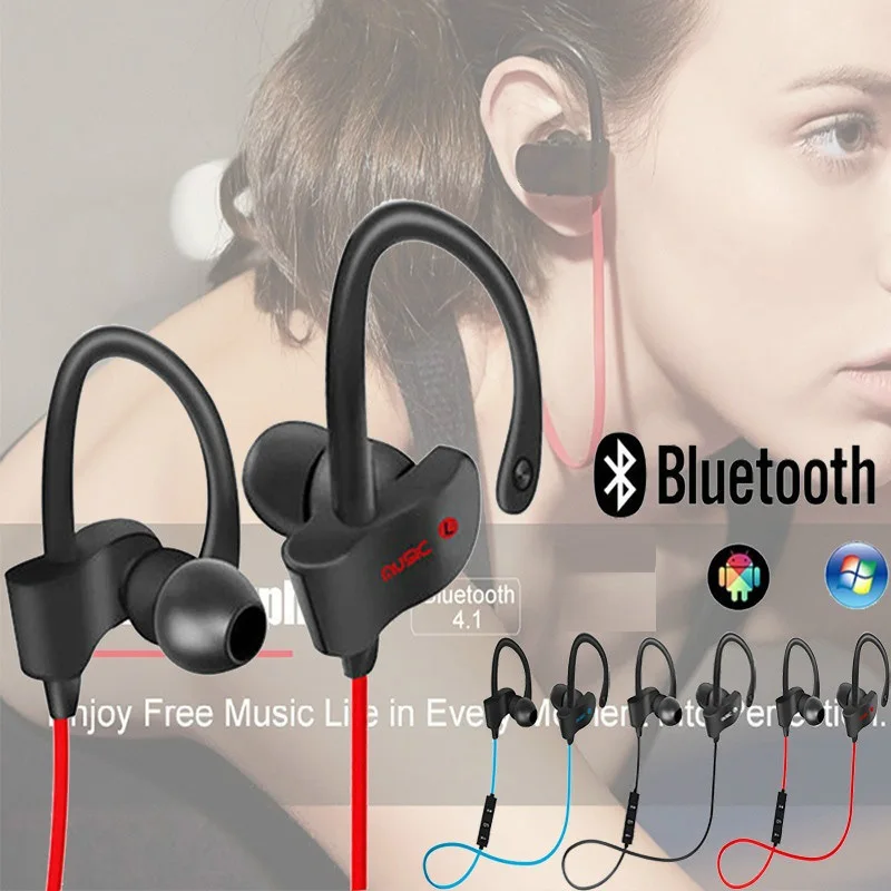 

558 Wireless Bluetooth Earphones Earloop Headphones Fone de ouvido Music Sport Headset Gaming Handsfree For All Smart Phones