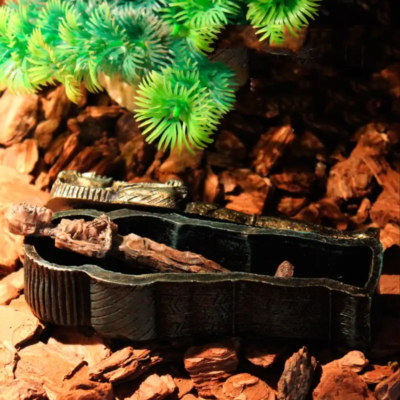 Аквариум Мумия Египетский аквариум пейзаж украшение для рептилий чехол скрыть