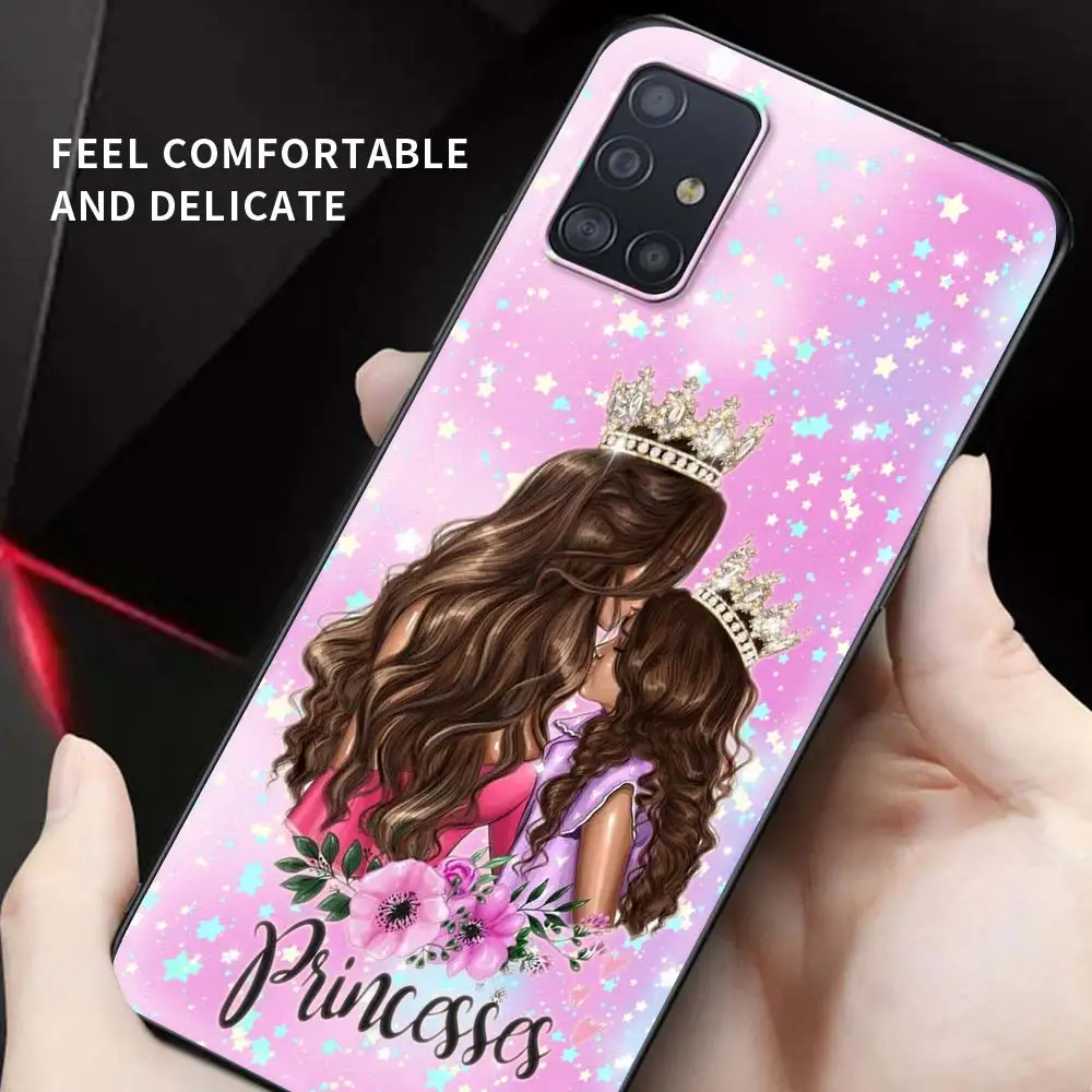Soft Case for Samsung Galaxy A32 A52 A72 4G A21S A51 A71 A50 A70 A31 A41 A12 A02S 5G Phone Shockproof Coque Shell Baby Mom Girl