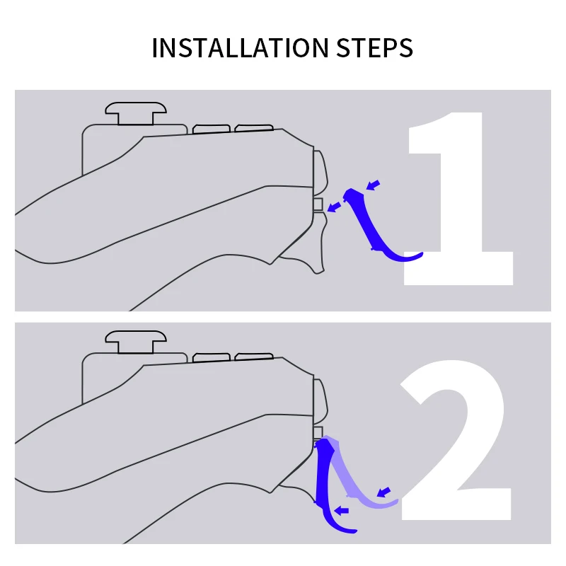 1 пара кнопок L2 R2 расширители триггера геймпад для PlayStation 4 PS4/PS4 Slim/Pro аксессуары