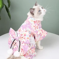 cat kimono japanese pet costume