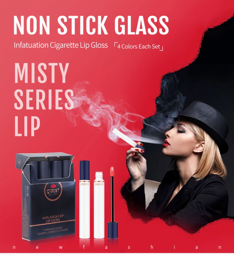 Стойкая жидкая помада 4 шт./лот водостойкий матовый блеск для губ тинт красных