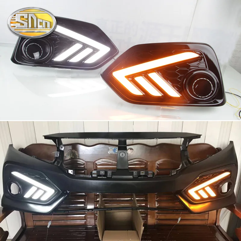 Для Honda CIVIC hatchback 2016 2017 2018 2019 дневной ходовой светильник светодиодный DRL