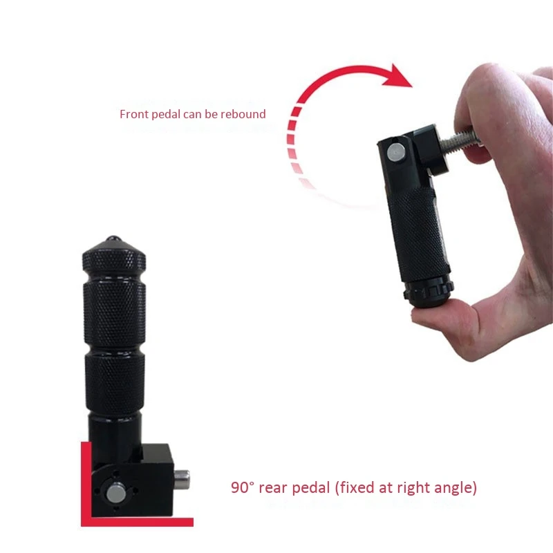 

2Pcs Universal CNC Motorcycle Rear Pedal Set Foot Pegs Pedals & 1 Pair Universal Motorcycle Saddle Bags