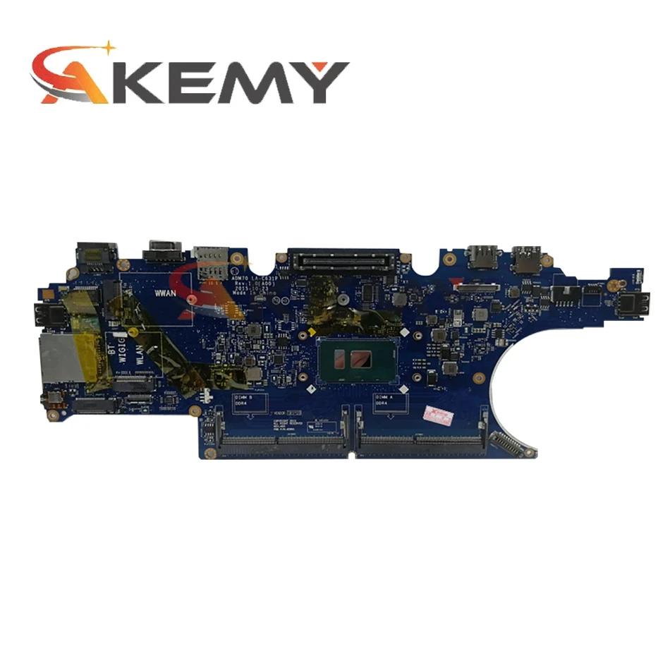 Original laptop Mainboard For DELL Latellite E5470 Core i5-6300U CN-0HCP0K 0HCP0K LA-C631P SR2F0 DDR3 | Компьютеры и офис