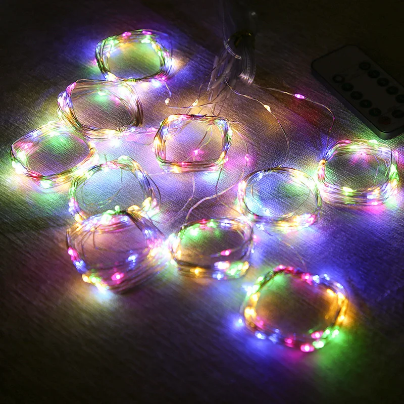 

Remote Led Curtain String Lights 3m USB Powered Fairy Lights Garland Led Wedding Party Christmas for Window Home Outdoor Decor