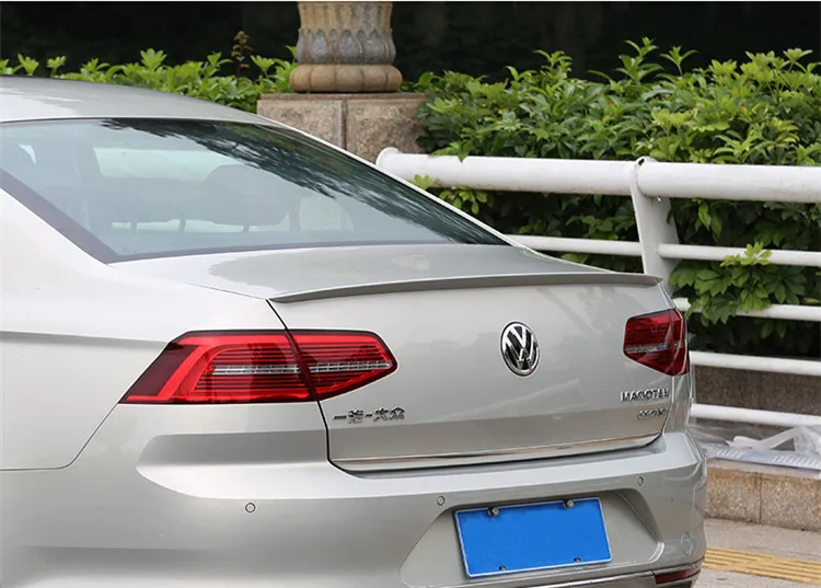 Для Passat B8 2017-2018 спойлер Magotan ABS Материал заднее крыло автомобиля праймер цвет