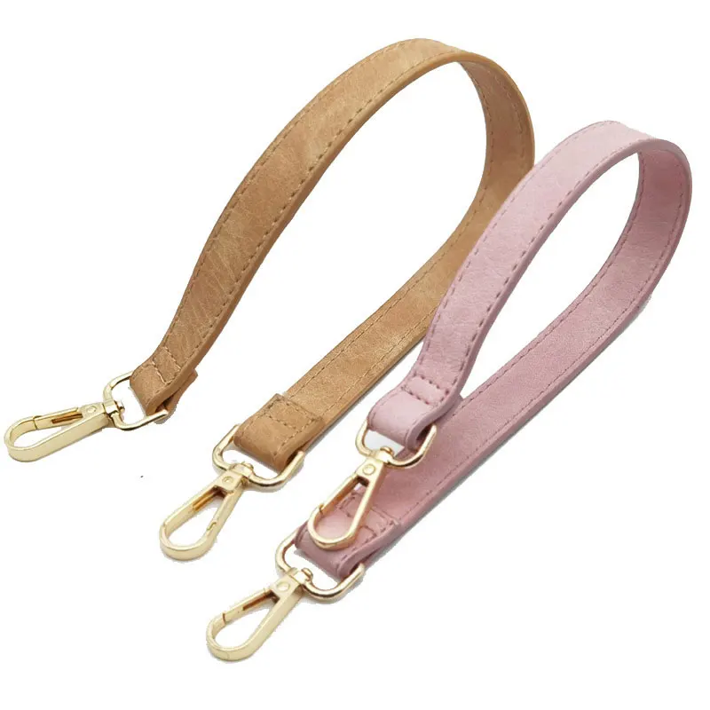 

Retro Bag Shoulder Strap PU Leather Bag Strap Solid Color Simple All-match Bag Accessories For Women Girls Wholesale