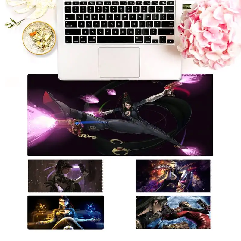 

Fashion Bayonetta Mouse Pad Gamer Keyboard Maus Pad Desk Mouse Mat Game Accessories For Overwatch