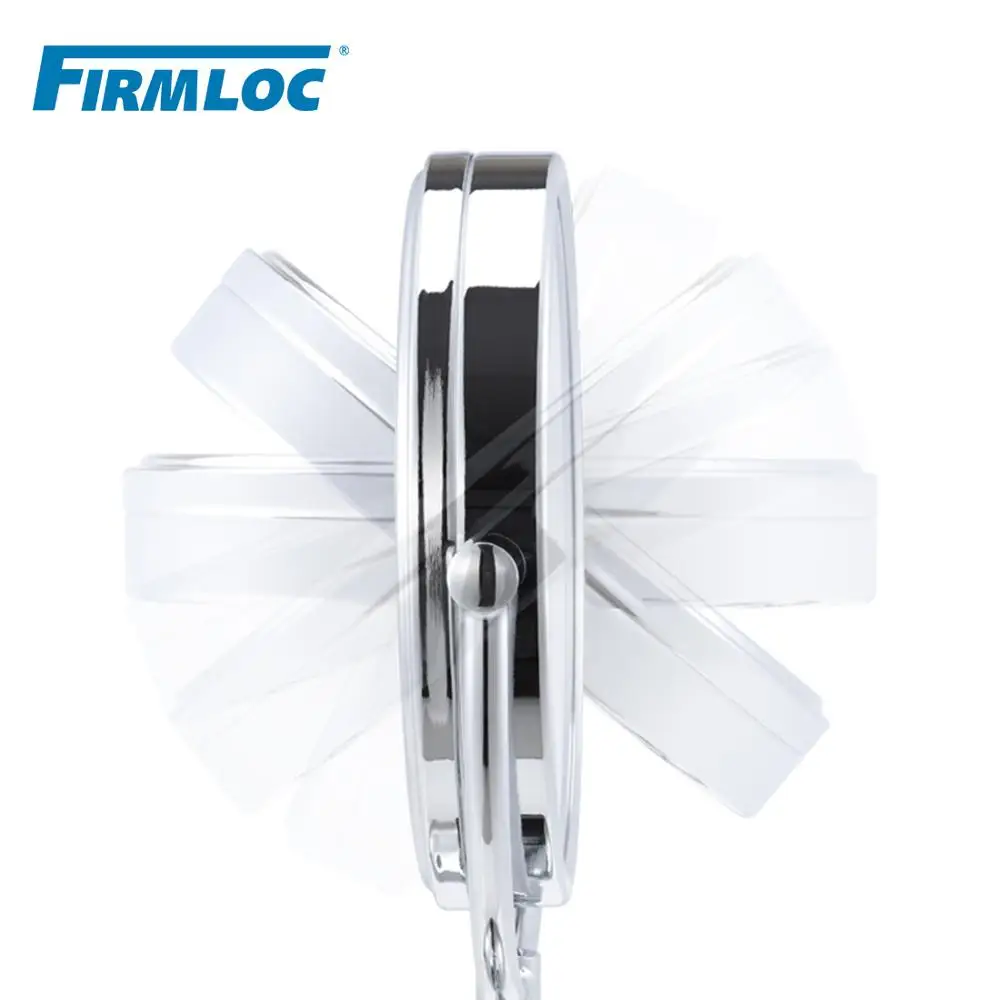 Firmloc 2 железные светодиодные лампы для лица ванная комната круглое зеркало макияж