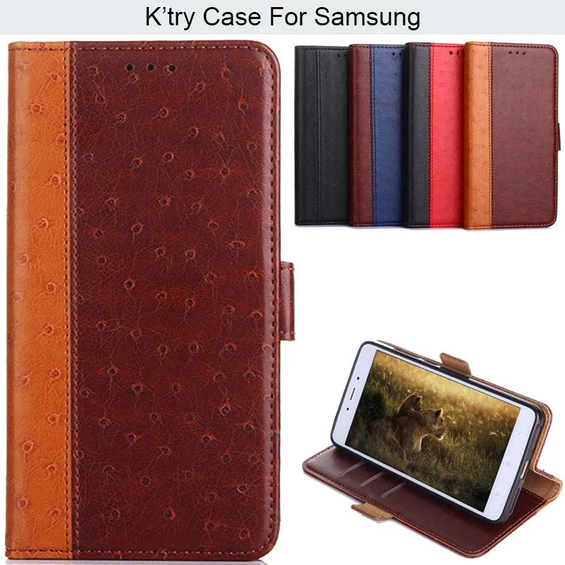 Чехол K'try Ostrich для Samsung J2 Pro 2018 J250 J4 Core J6 J3 J7 J8 A6 A9 Prime Plus Note 8 9 10 A9S Star S10 Lite