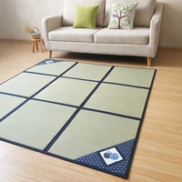 japanese traditional natural rushes tatami carpet foldable floor tatami mat sheet light weight for living room bedroom