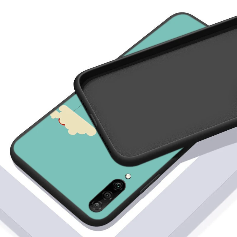 

Silicone shell Cute penguin cartoon for Samsung Galaxy A90 A80 A70 A60 A50 A40 A20E A2Core A10 M20 Black Phone Case