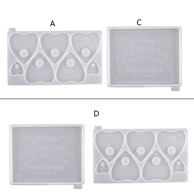Лидер продаж Готическая доска Ouija искусственная смола литье форма Ouijas с