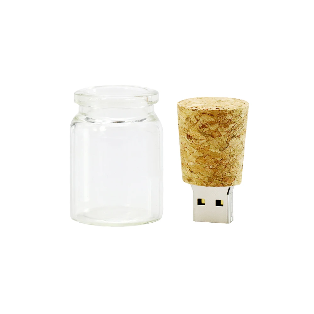 Лидер продаж деревянный USB флеш-накопитель в виде бутылки для желаний 8 ГБ 16 32 64 128