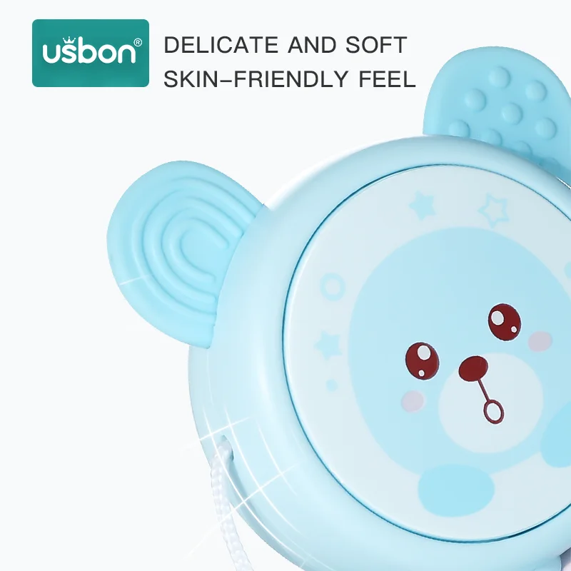 Usbon Детские ручные колокольчики игрушки головоломка музыка и светильник