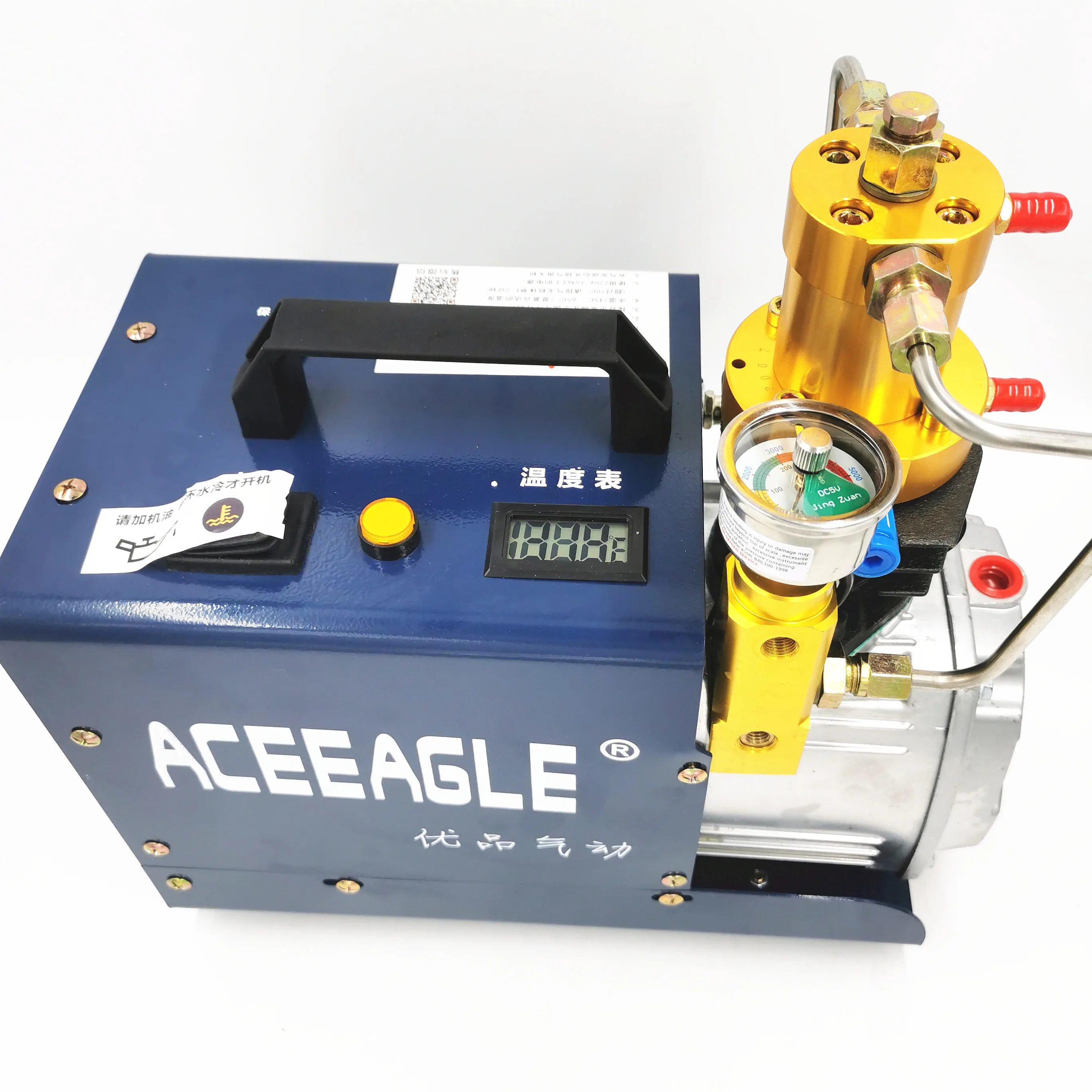 Электрический воздушный компрессор 220 В кВт 30 мпа насос высокого давления