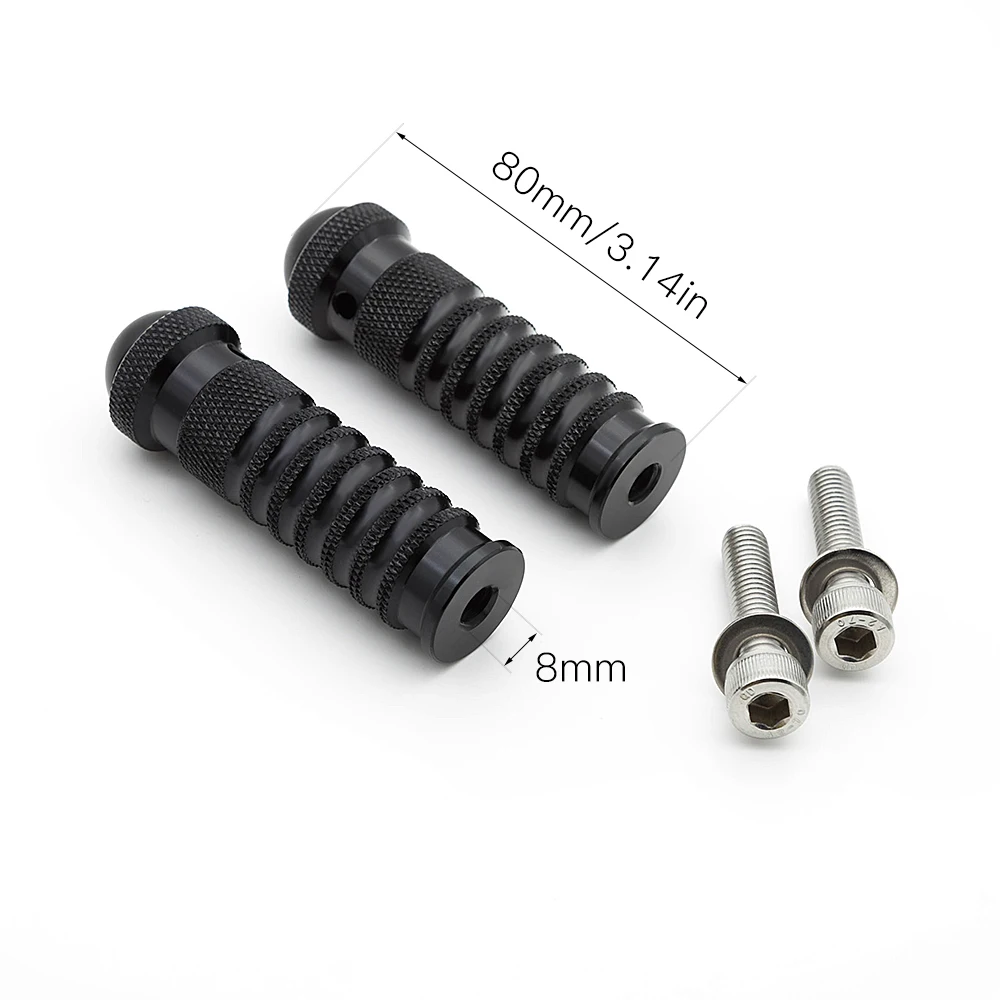 100% алюминиевая ножная педаль для мотоцикла Aprilia Yamaha Honda Suzuki Ducati Kawasaki BMW Triumph Benelli Vespa