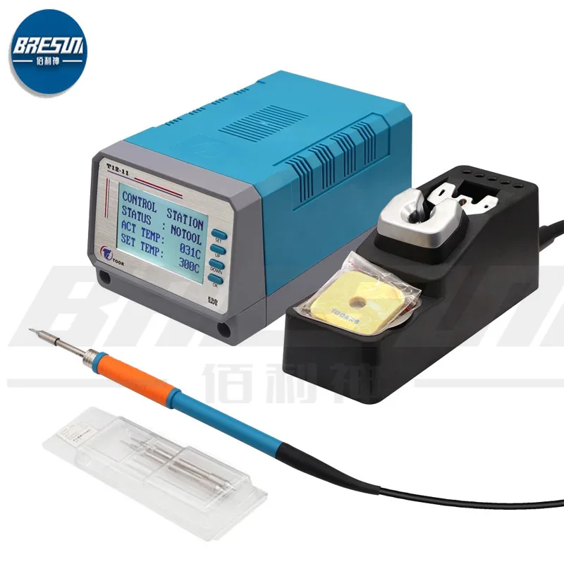 

T12-11 Soldering BGA Rework Tool Set Lead-Free Soldering Station Smart Digital Temperature Control Mobile Phone Motherboard