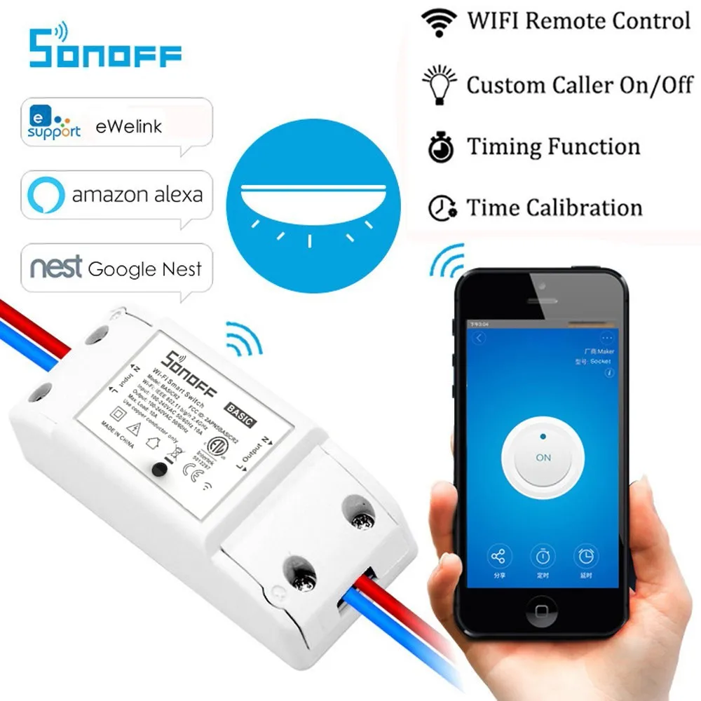 Беспроводной коммутационный модуль 4 # для умного дома с Wi Fi Apple Android дистанционное