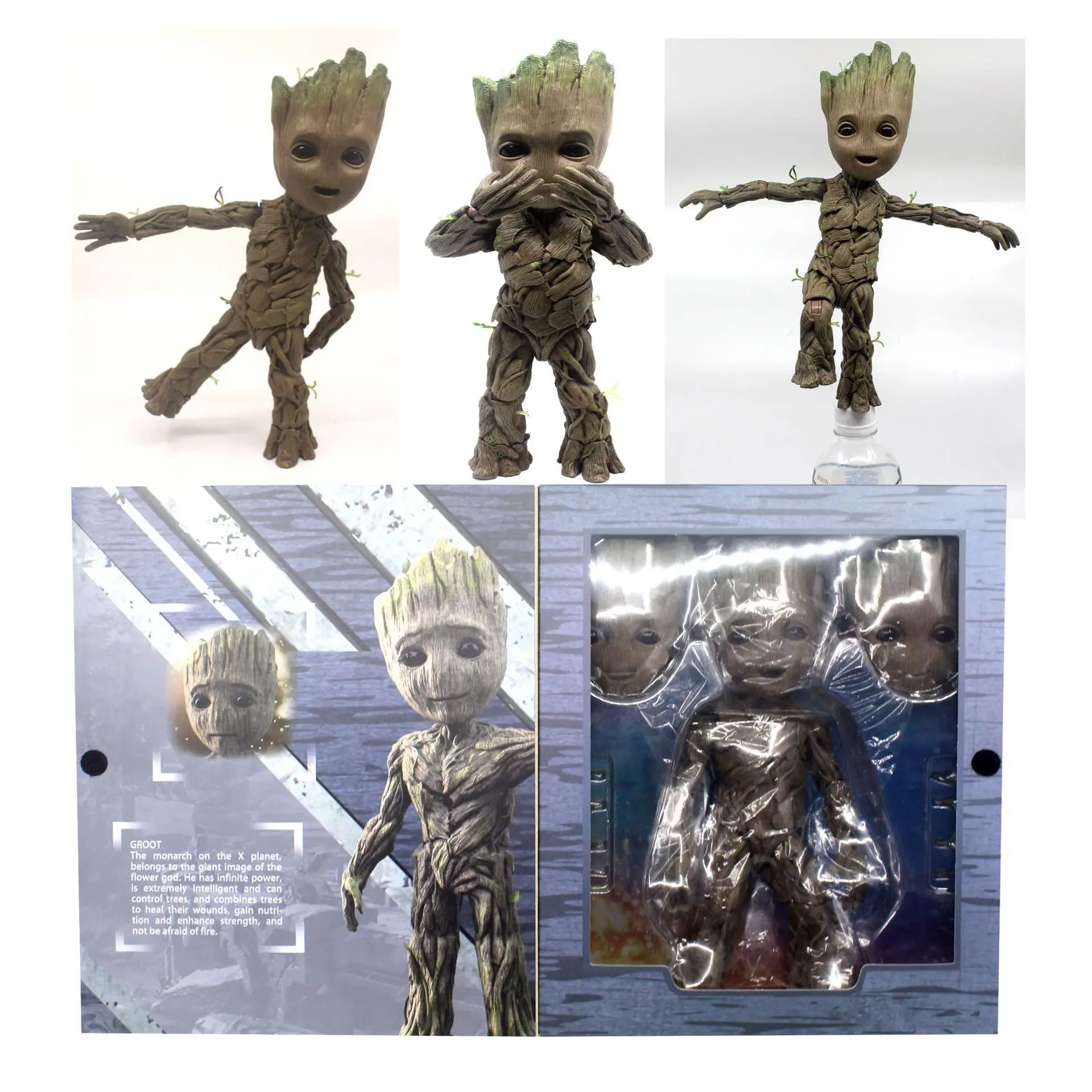 Горячие игрушки 1:1 Marvel стражи Галактики Грут Мстители милое детское дерево