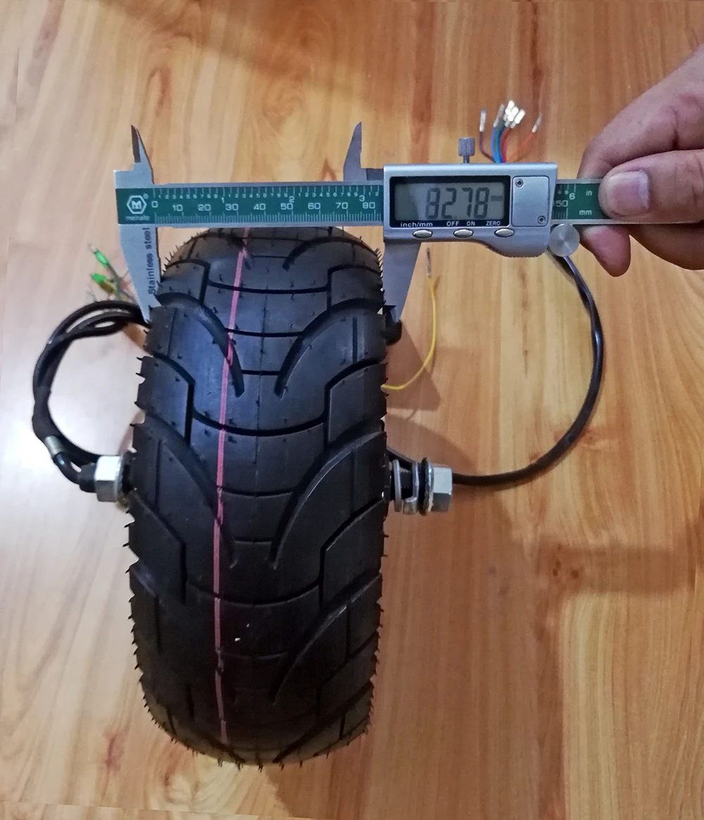 10 дюймовый интегрированный двигатель комплект 48V1000W бесщеточные Безредукторные Электрические Велосипедные велосипедный двигатель электрический 60 км/ч колесо вперед 83 мм шины