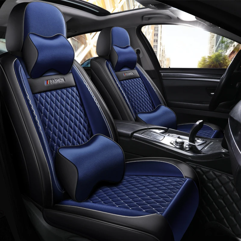 Чехол для автомобильного сиденья с полным покрытием чехлы из льняного волокна bmw