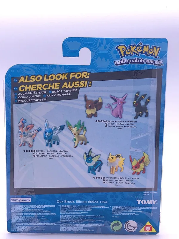 Фигурки героев семьи Takara Tomy Pokemon Eevee Коллекционная модель экшн игрушки для детей
