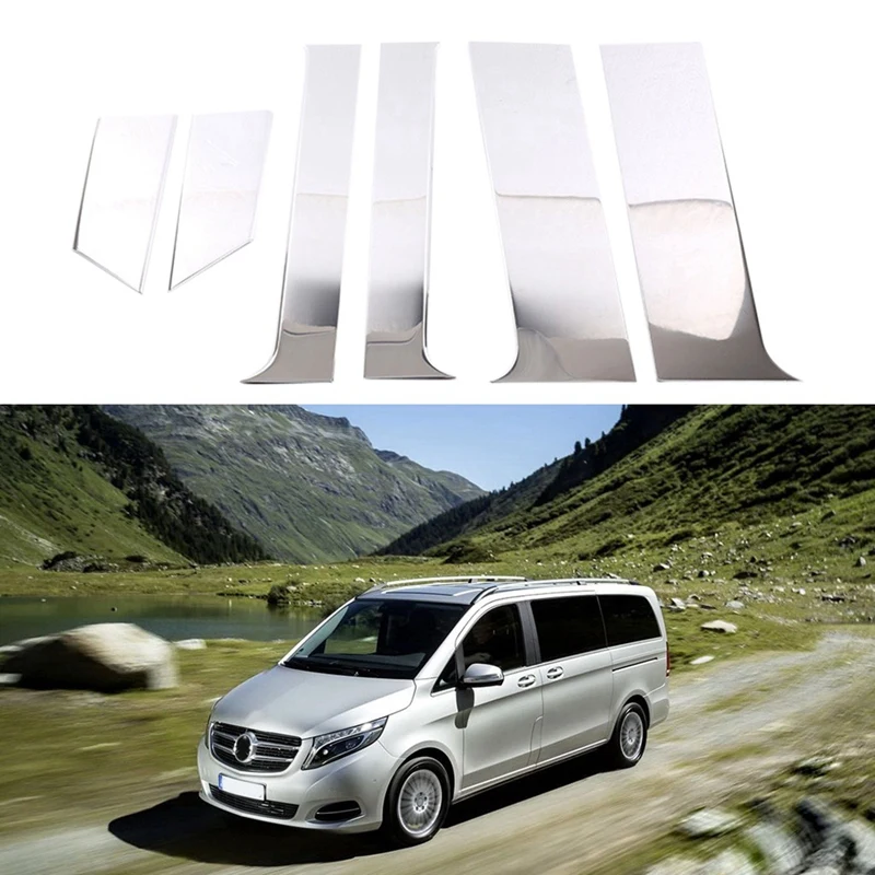 

Car Window BC Center Pillar Car Window Pillar Decorative Cover Car Accessories for Mercedes-Benz V-Class 2015-2021