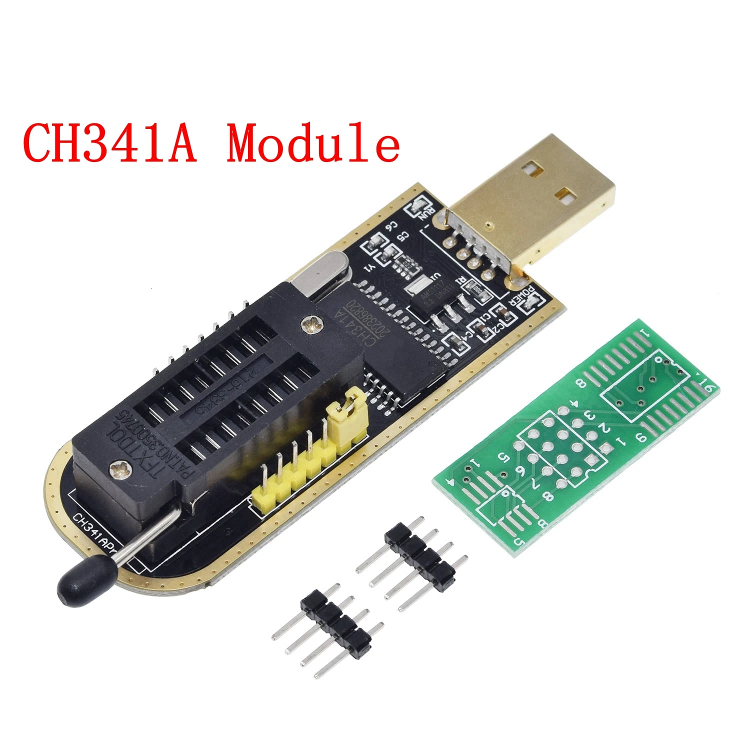 TZT CH341A 24 25 серии EEPROM флэш-память биос USB программист модуль+ SOIC8 SOP8 тестовый зажим для EEPROM 93CXX/25CXX/24CXX