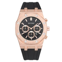 pintime silicone mens watch top brand luxury quartz clock calendar military watch men sport wristwatch relogio masculino relojes