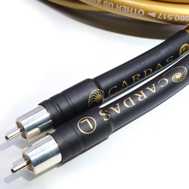 1 пара hifi аудио amp динамик Интерконнектор rca кабель Высокое качество OFC медное