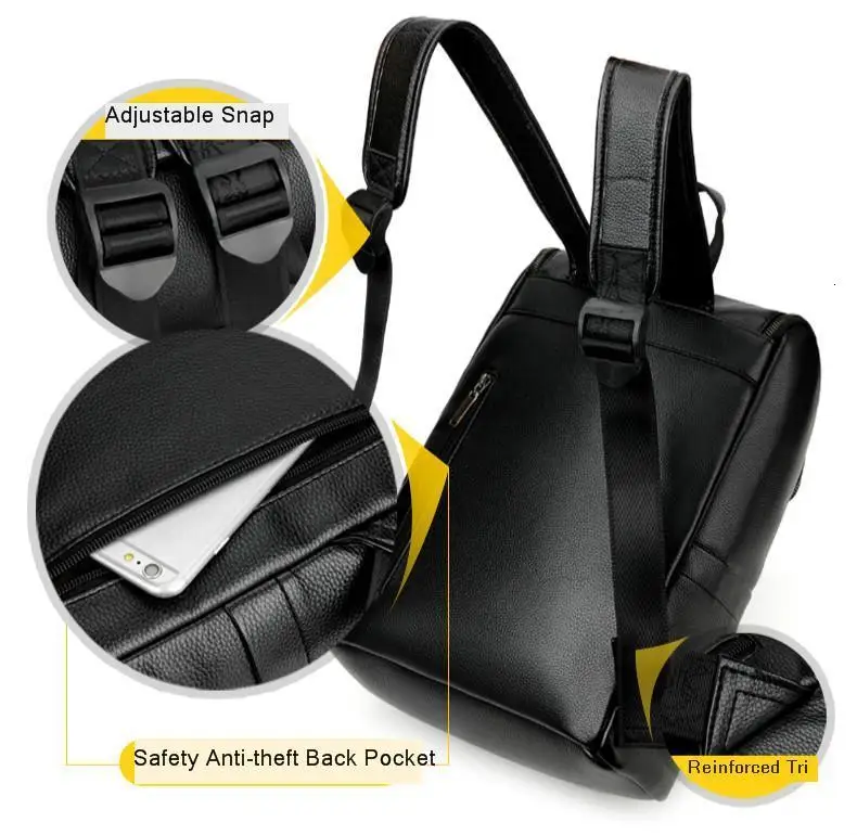 Мужские рюкзаки из натуральной коровьей кожи новые модные студенческий рюкзак