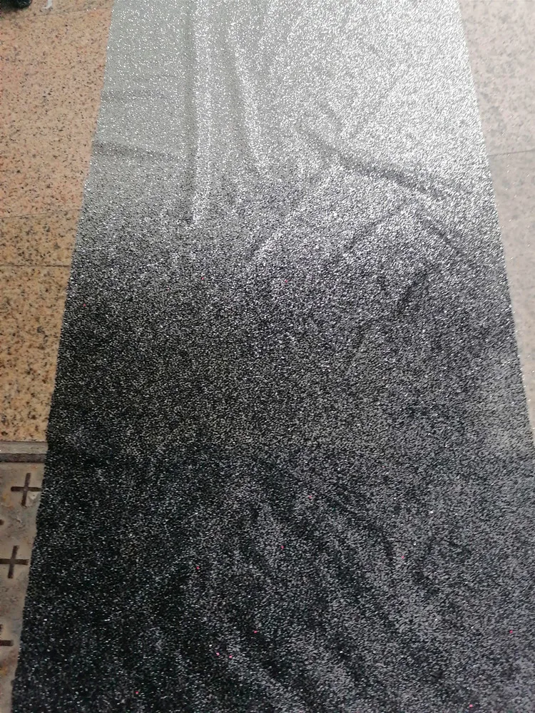 Блестящее золотистое градиентное комбинированное платье разных цветов с