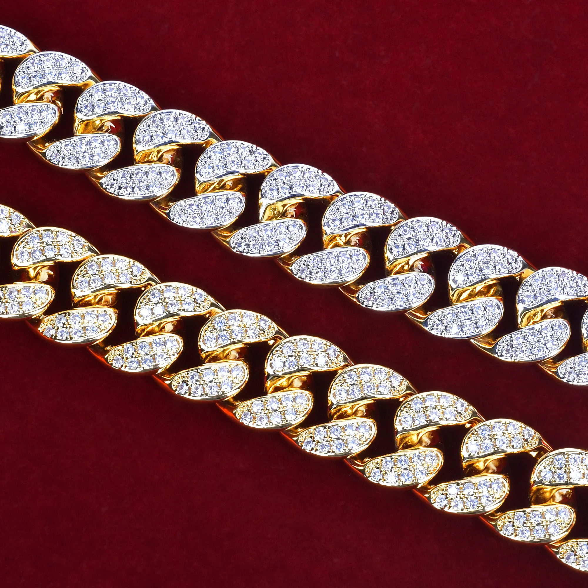 

Miami Cuban Chain Bracelet Hip Hop Gold Color Rock Street Jewelry