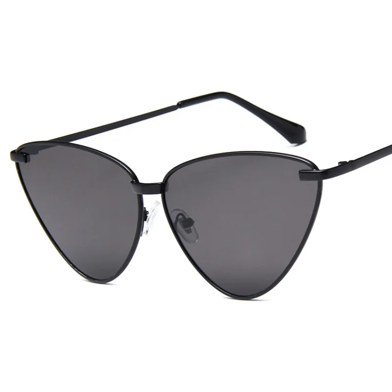 Гламур Мода 2019 женские солнцезащитные очки красочные кошачий глаз Роскошные