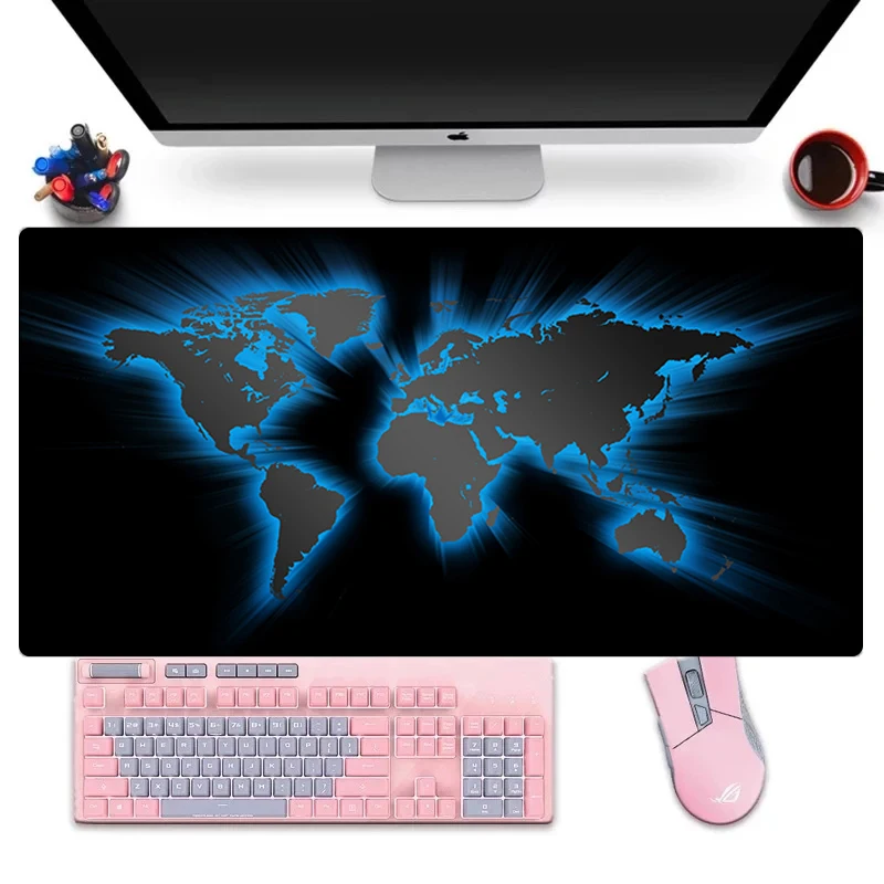 

World Map Mouse Mats Computer Pad Keyboard Mat Kawaii Mause Gamer Large Mousepad Desk Mats Xxl Laptop Pc Game Manga for Mausepad