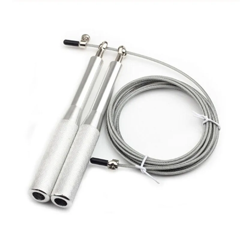 Новый скакалка для фитнеса, упражнений, тренировок, легкий подшипник, металлические скоростные кроссфит-поводки, оборудование для тренировок в зале для взрослых и детей.