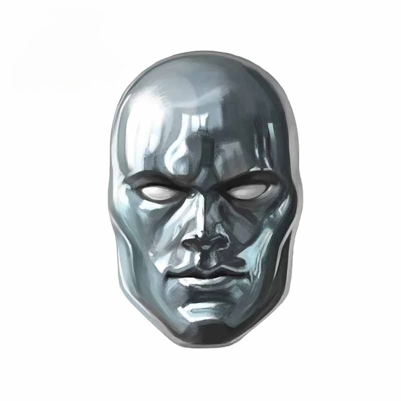 

12cm X 8cm High Quality for SILVER SURFER Waterproof Car Sticker Car Accessories Decal Scratch-proof Sticker 3D Decoration