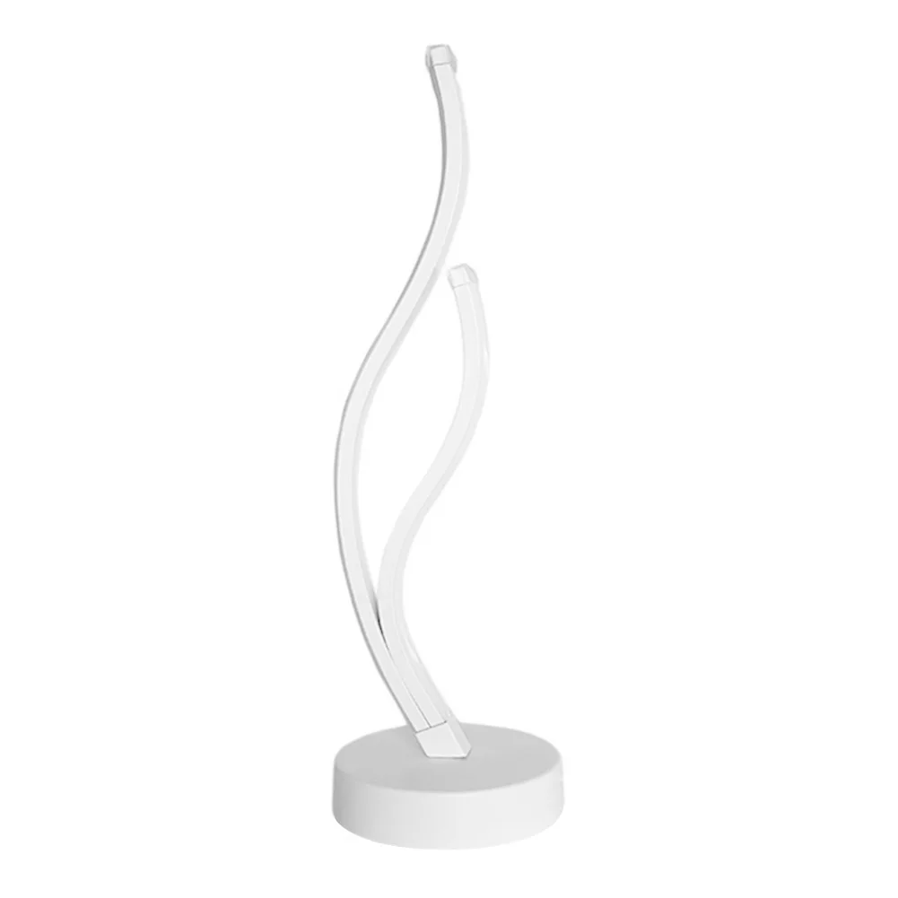 

18W Modern LED Table Lamp Energy-Saving Spiral Acrylic Bedside Decorative Lamp Night Light Reading Desk Light for Lighting Decor