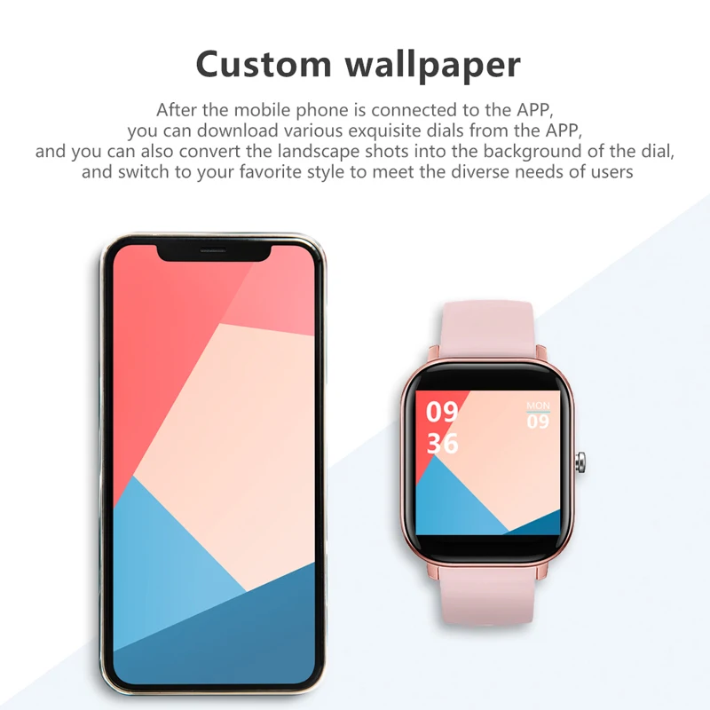 

COBRAFLY P9Pro Smart Watch Women Full Touch Fitness Tracker Bluetooth Call Smart Clock Sport For Xmi Huawei PK P8 dropshipping