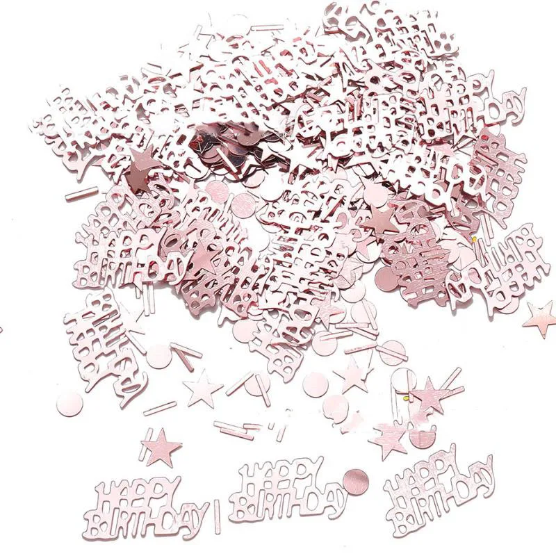 1 упаковка милых конфетти для дня рождения розовое золото фотообои свадьбы