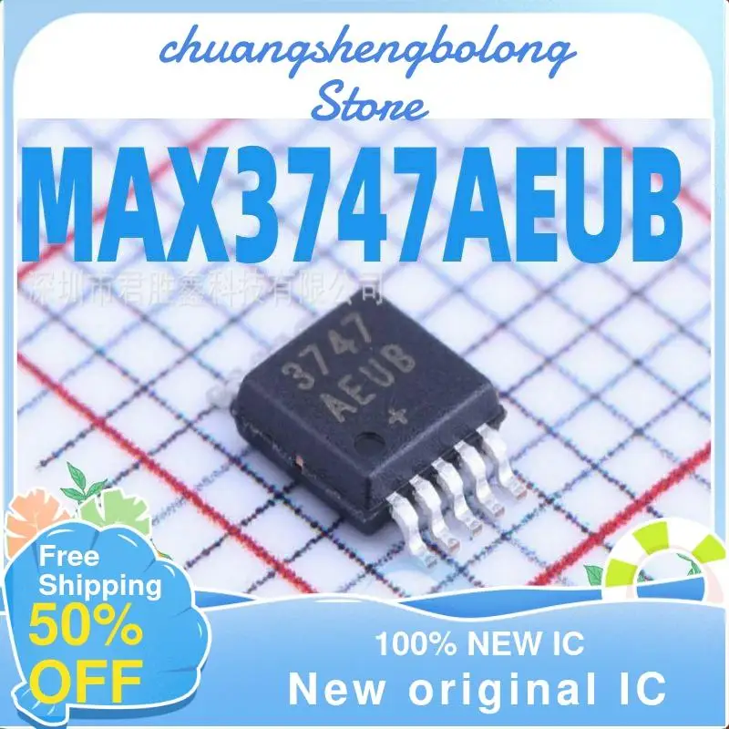 

10-200PCS MAX3747 MAX3747AEUB MAX3747AEUB+T New original IC