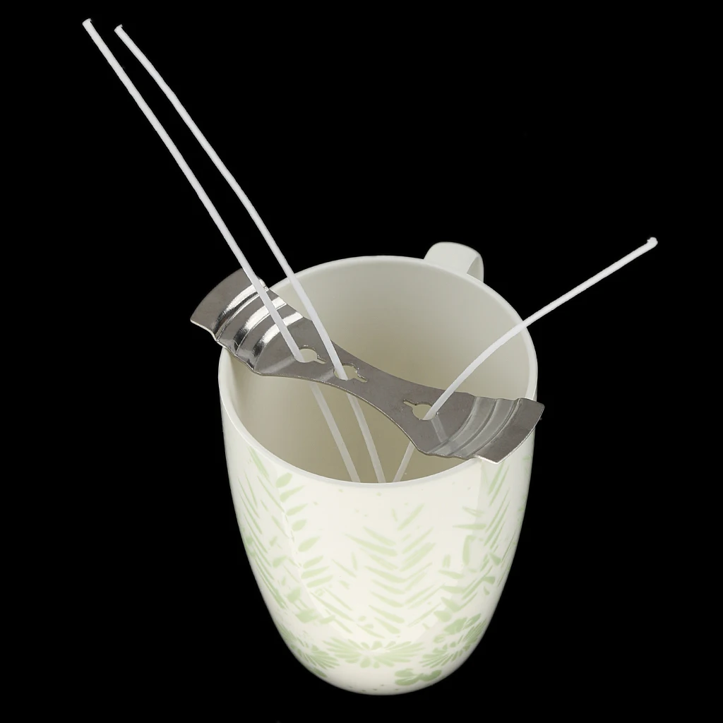 20 см Предварительно вощеный хлопковый фитиль для чайной посуды бездымный с