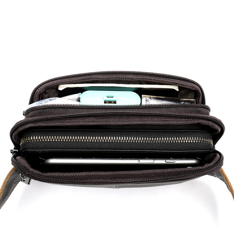 Поясная Сумка Norbinus из воловьей кожи мужская кожаная поясная сумка для мужчин