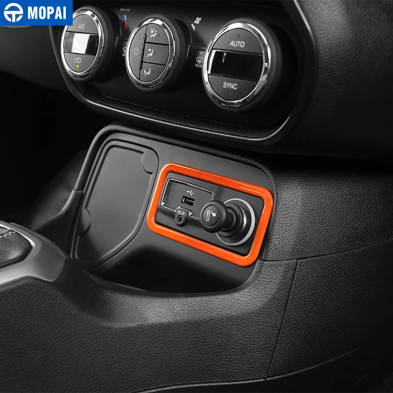 MOPAI ABS Автомобильная сигары отделка для прикуривателя рамка Накладка Jeep Renegade 2015
