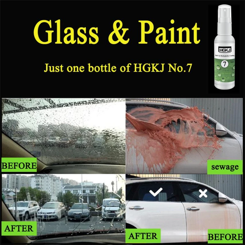 

Full Car Hydrophobic Coating Windshield Paint Waterproof Rainproof Protect Coating Self-cleaning